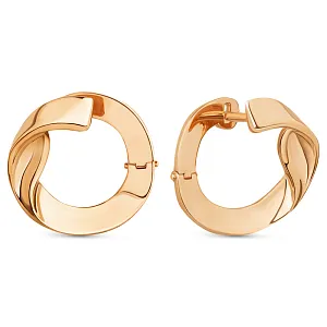 Серьги из красного золота