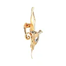 Брошь из красного золота