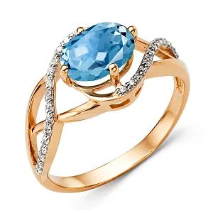 Кольцо из красного золота