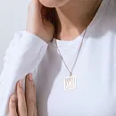 Подвеска из красного золота