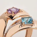 Кольцо из красного золота