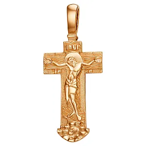 Крест из красного золота
