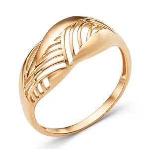 Кольцо из красного золота