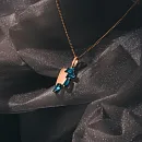 Подвеска из красного золота