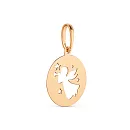 Подвеска из красного золота