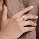 Кольцо из красного золота