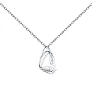 Подвеска из белого золота с бриллиантами