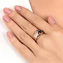 Кольцо из красного золота