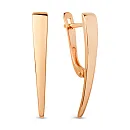 Серьги из красного золота