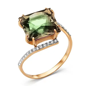 Кольцо из красного золота