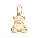 Подвеска из красного золота