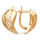 Серьги из красного золота