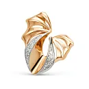 Подвеска из красного золота с фианитами