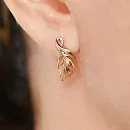 Серьги из красного золота