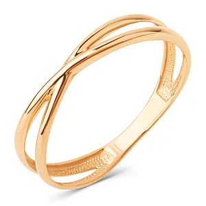 Кольцо из красного золота