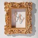 Серьги из красного золота с фианитами