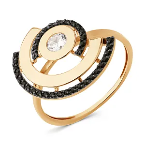 Кольцо из красного золота