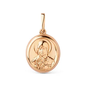 Подвеска из красного золота