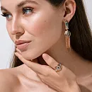 Кольцо из красного золота с swiss топазом