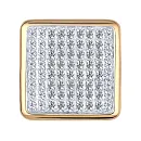 Подвеска из красного золота с фианитами