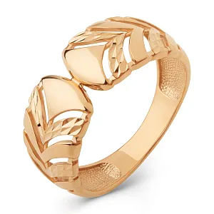 Кольцо из красного золота