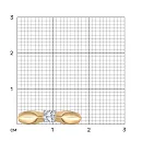 Кольцо из красного золота с бриллиантом