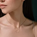 Подвеска из красного золота