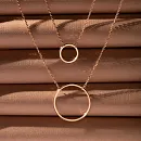 Колье из красного золота