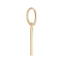 Подвеска из красного золота с бриллиантами