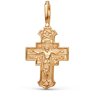 Крест из красного золота