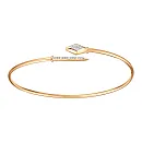 Браслет из красного золота с фианитами