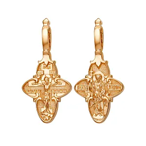 Крест из красного золота