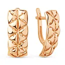 Серьги из красного золота