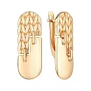 Серьги из красного золота