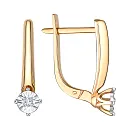 Серьги из красного золота