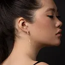 Серьги из красного золота