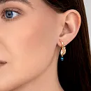 Серьги из красного золота