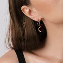 Серьги из красного золота