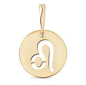 Подвеска из красного золота