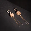 Серьги из красного золота