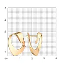 Серьги из красного золота