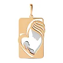 Подвеска из красного золота