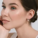 Серьги из красного золота