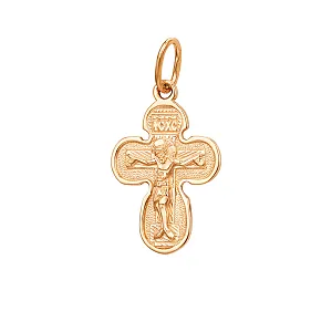 Крест из красного золота