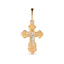 Крест из красного золота