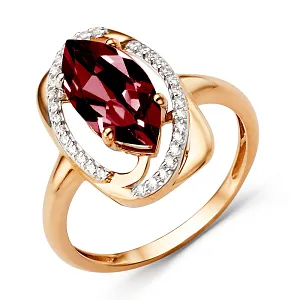 Кольцо из красного золота