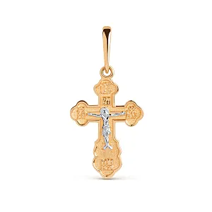 Крест из красного золота