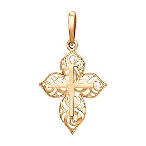 Подвеска из красного золота