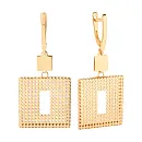 Серьги из красного золота