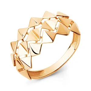 Кольцо из красного золота